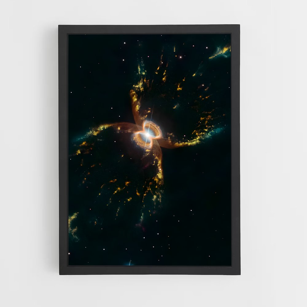 Poster Nébuleuse Étoilée – affiche Astronomie (vue 2)